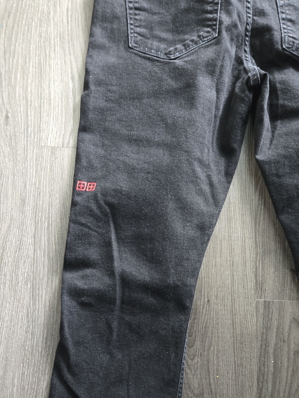 Men's Ksubi Black Slim Straight Leg Jeans Size 32 - Picture 3 of 8